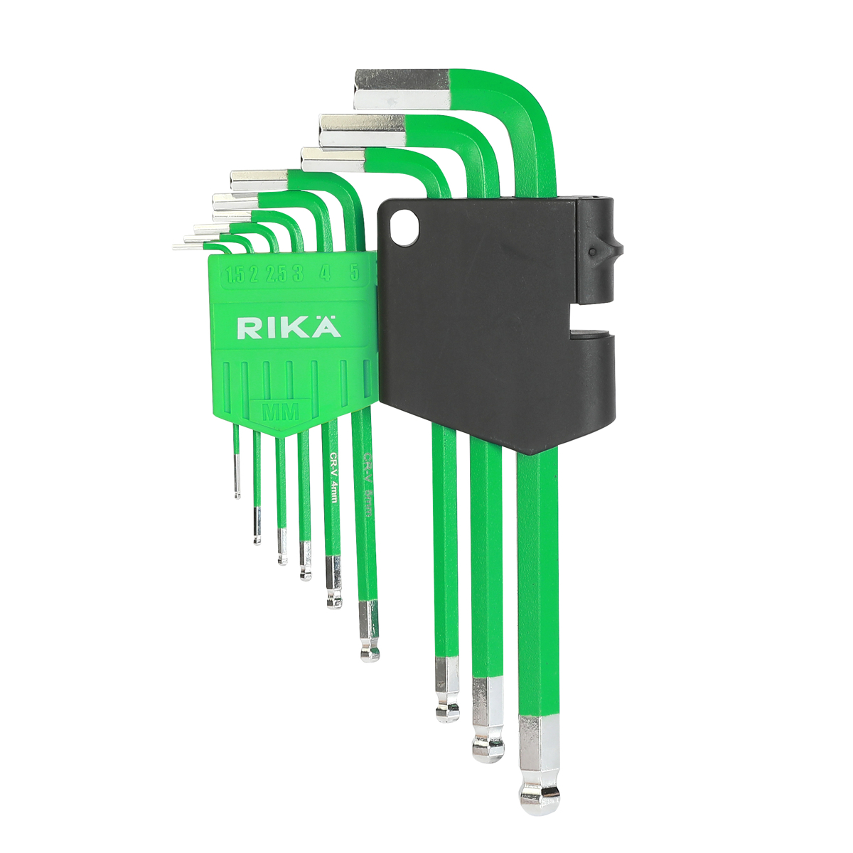 Rikä 9-Piece Professional Metric Long Ball-End Hex Key Set